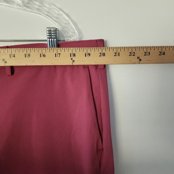 Peter Millar Shorts Crown Crafted  Shackleford Hybrid Performance Red Mens 40 - Picture 8 of 11